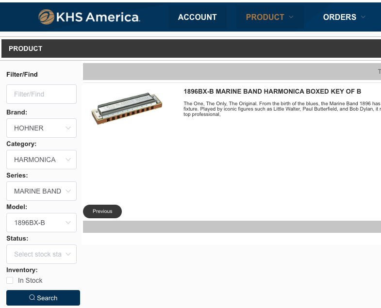 Product Search Filter