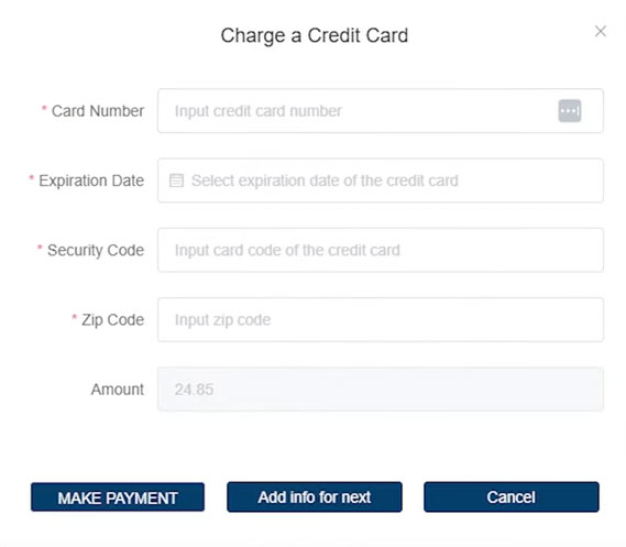 Charge a Card or Bank Account